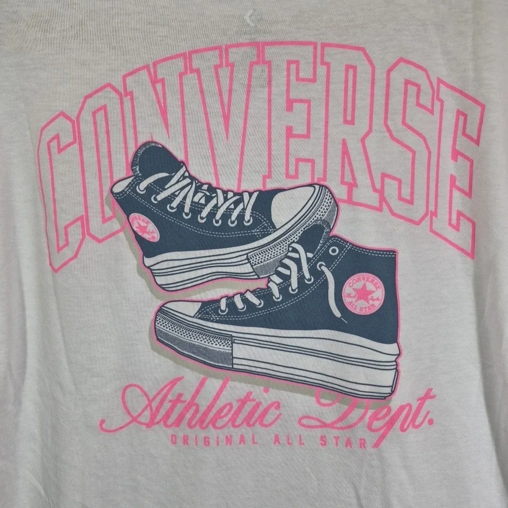 Converse Girls Lot Size M 10-11yrs Athletic T-Shirt Boxy Cardigan Sweater New